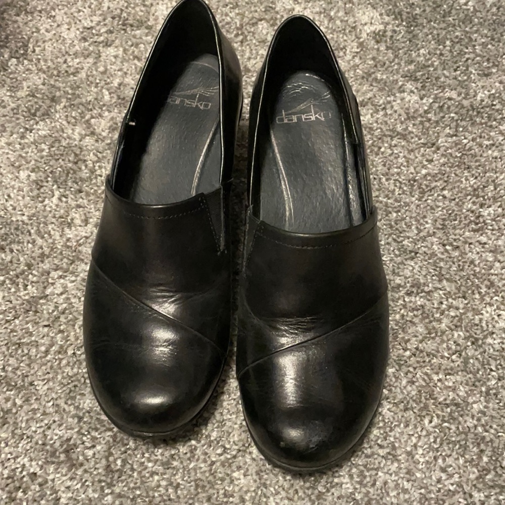 Black Dansko wedges